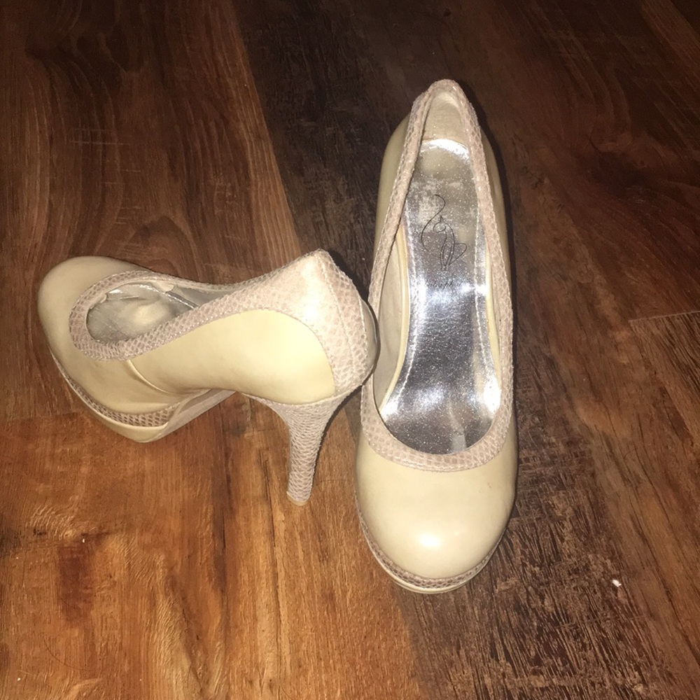 Baby Phat stiletto heels. Beige size 6.5